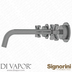 Signorini 90252301.PE External Part Basin Group - 240Mm Spout - for Built-In Part Cod. 90 00 0770-2 Spare Parts
