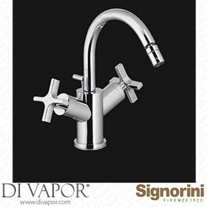Signorini 90254200 One Hole Bidet Mixer Provided with Pop-Up Waste Spare Parts