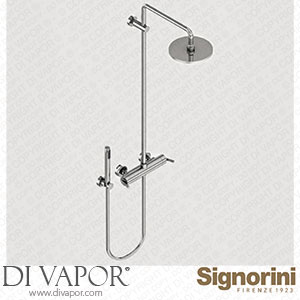Signorini 90266800 External Shower Group Provided with Head Shower and Hand Shower Set Spare Parts