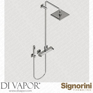 Signorini 90276800 External Shower Group Provided with Head Shower and Hand Shower Set Spare Parts