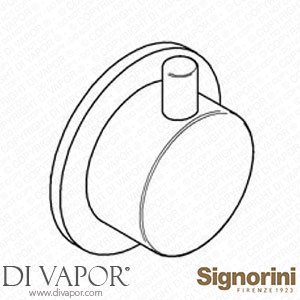 Signorini 90285000.PE External Part Block Built-In Valve for Built-In Part Cod. 90 00 0245 Spare Parts