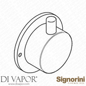 Signorini 90285200.PE External Part Two-Way Diverter for Built-In Part Cod. 90 00 0246-1 Spare Parts