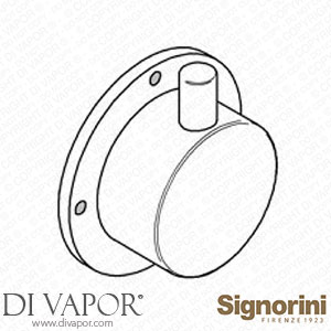 Signorini 90285300.PE External Part Three-Way Diverter for Built-In Part Cod. 90 00 0246 Spare Parts