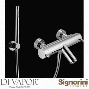 Signorini 90286800 External Shower Group Provided with Head Shower and Hand Shower Set Spare Parts