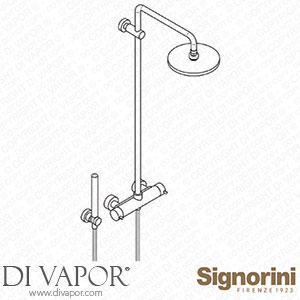 Signorini 90287000 External Bath Group Provided with Hand Shower Set Spare Parts