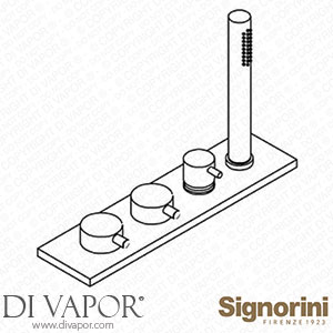 Signorini 90287400 Deck Mounted Bath Group without Jet Spout Spare Parts