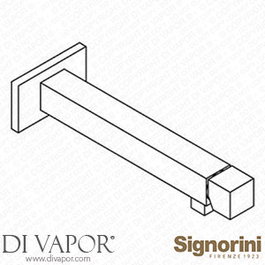 Signorini 90292001 Built-In Basin Mixer - 230Mm Spare Parts