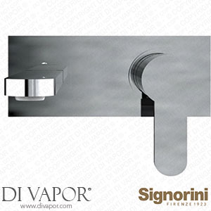 Signorini 90332001.PE External Part Basin Mixer - 240 Mm Spout - for Built-In Part Cod. 90 00 0240 Spare Parts