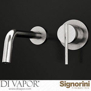 Signorini 90342101.PE External Part Basin Mixer -240Mm Spout - for Built-In Part Cod. 90 00 0252 Spare Parts