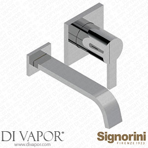 Signorini 90422101.PE External Part Basin Mixer - 240 Mm Spout - for Built-In Part Cod. 90 00 0240 Spare Parts