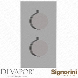 Signorini 90426200.PE External Part Thermostatic Mixer for Built-In Part Cod. 90 00 0607 Spare Parts