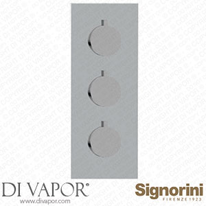 Signorini 90426300.PE External Part Thermostatic Mixer for Built-In Part Cod. 90 00 0609 Spare Parts