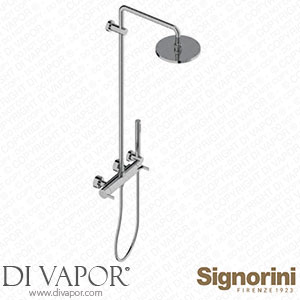 Signorini 90426800 Exposed Shower Mixer Provided with Shower Head and Hand Shower Set Spare Parts