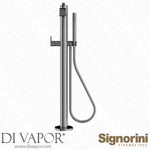 Signorini 90427200 Floor Mounted Bath Mixer Provided with Hand Shower Set Spare Parts
