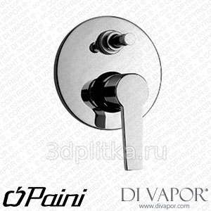Paini 90CR691 Le Mans Built-In Single Lever Bath Shower Mixer with Diverter Spare Parts