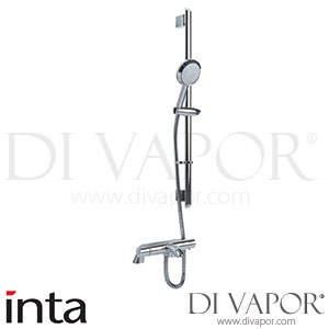 Inta 910015CP Deluge Thermostatic BSM with Pivoting Flexible Slide Rail Kit & Deck Mounting Legs Spare Parts
