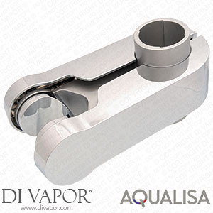 Aqualisa 910269 25MM Satin Chrome Pinchgrip Shower Handset Holder (700608)