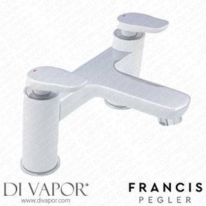 Francis Pegler 911102 Gervasi Bath Filler White/Chrome Spare Parts