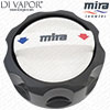 Mira 8 White Temperature and Flow Control Knobs