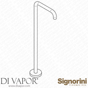 Signorini 91700400 Floor Mounted Bath Spout Spare Parts