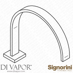 Signorini 91750300 Deck Mounted Bath Spout Spare Parts