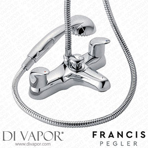 Francis Pegler 922074 Haze - Deck Mounted Bath Shower Mixer with Shower Kit Spare Parts