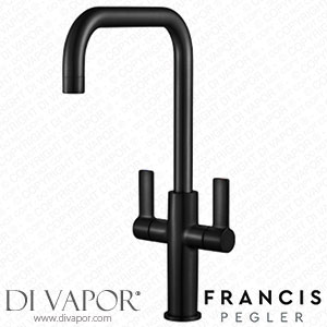 Francis Pegler 922102 Jeroni Horizontal Twin - Matte Black Spare Parts