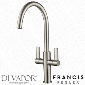 Francis Pegler 922114 Jeroni Swan Twin - Brushed Nickel Spare Parts