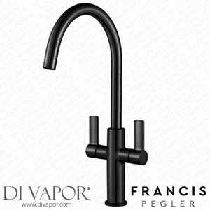 Francis Pegler 922115 jeroni Swan Twin - Matte Black Spare Parts