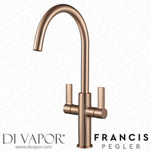 Francis Pegler 922117 jeroni Swan Twin - Antique Brass Spare Parts