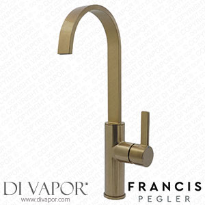 Francis Pegler 922149 Jeroni Swept Single Handle - Antique Brass Spare Parts