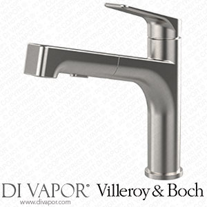 Villeroy & Boch 92820006 Junis Sky Shower Kitchen Tap of Stainless Steel Spare Parts