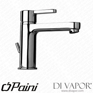 Paini 92CR211BL Arena Single Lever Basin Mixer Tap with Long Spout and 1