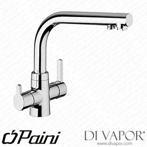 Paini 92CR6433VE7B90 Kitchen Items 3 Way Kitchen Mixer Tap with Tube Spout Spare Parts