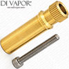 Hansgrohe 96451000 Handle Spindle Adapter for Concealed Shower Shut-Off and Diverter Controls - Compatible Spare