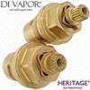 Heritage Glastonbury Basin Mixer Cartridge Pair 99063XX02S