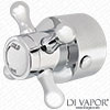 The Big Bathroom Shop Milano Como Traditional Temperature Control Handle for MCR9182 Thermostatic Cartridge - 992H4 Compatible Spare