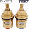 Bristan 9V2008NT Pair of Ceramic Disc Cartridges - 3/4" 1/4 Turn for Nero Valves