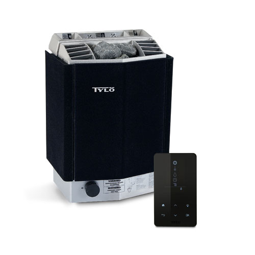 Tylo Compact Combi Sauna Heater with h1 Control Panel & Sauna Stones 2.2 – 4.5 kW