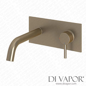 Better Bathrooms A1/BeBa_26686 Grade A1 - Wall Mounted Nickel Basin Mixer Tap - Kuro Spare Parts