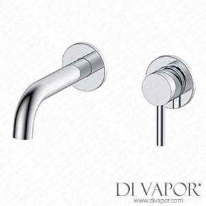 Better Bathrooms A1/BeBa_26861 Grade A1 - Arissa Round Chrome Wall Mounted Basin Mixer Tap Spare Parts