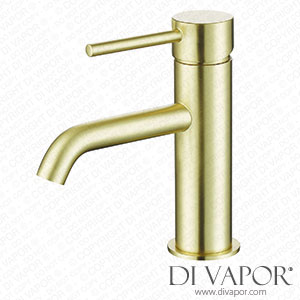 Better Bathrooms A1/BeBa_26863 Grade A1 - Arissa Round Brushed Brass Mono Basin Mixer Tap Spare Parts