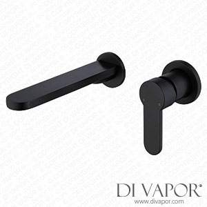 Better Bathrooms A1/BeBa_27694 Grade A1 - Wall Mounted Black Basin Mixer Tap - Zorah Spare Parts