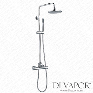 Better Bathrooms A1/BeBa_8918 Grade A1 - Vira Round Riser Slide Shower Rail Kit with Dual Valve Spare Parts