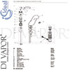 Ideal Standard A1165AA Mixer Spare Tech Diagram