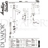 Armitage Shanks A1349AA Mixer Spare Tech Diagram