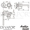 Armitage Shanks A1350AA Mixer Spare Diagram