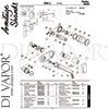 Armitage Shanks A1350AA Mixer Spare Tech Diagram