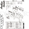 Armitage Shanks A1351AA Mixer Spare Tech Diagram