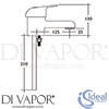 Ideal Standard A1359AA Spare Diagram